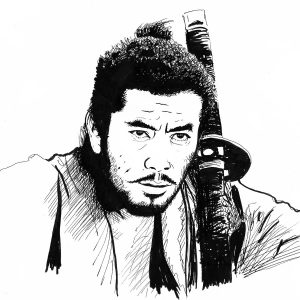 Pen illustration on paper