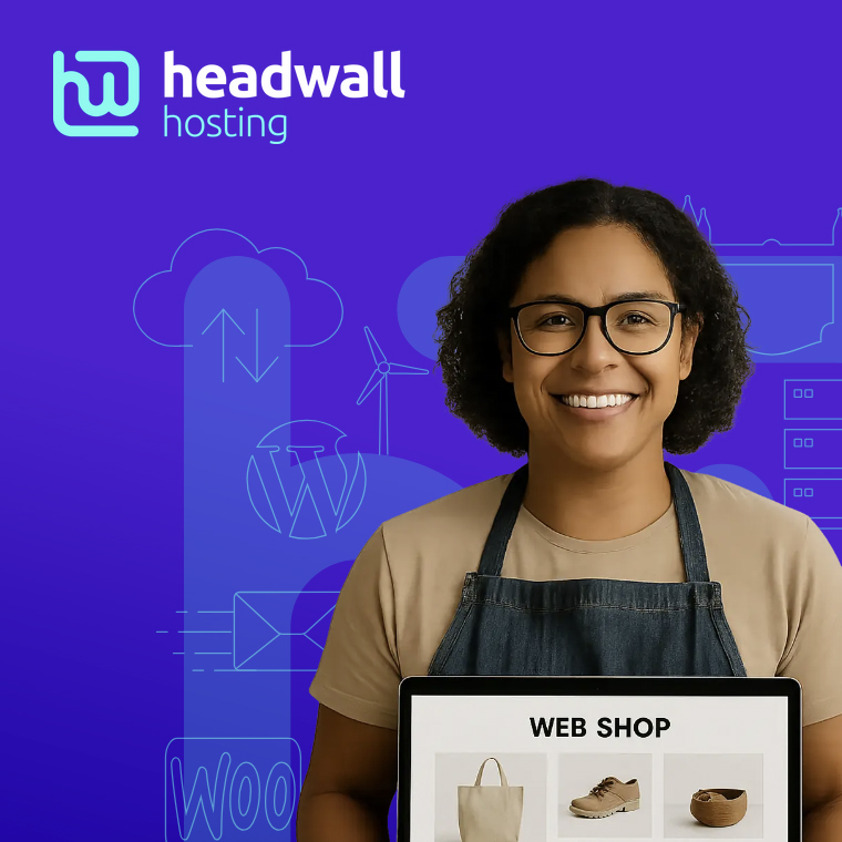 Headwall Hosting web design and branding